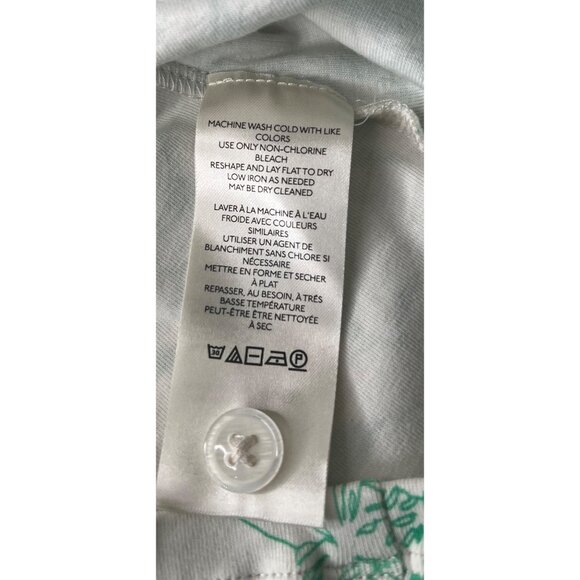 Anthropologie Maeve Ruched Floral Blouse Short Sleeve Womens Top X-Small - Picture 13 of 15